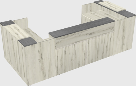 Reception desk u-shape