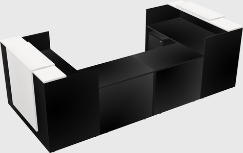 Reception desk u-shape