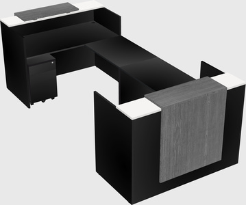 Reception desk u-shape
