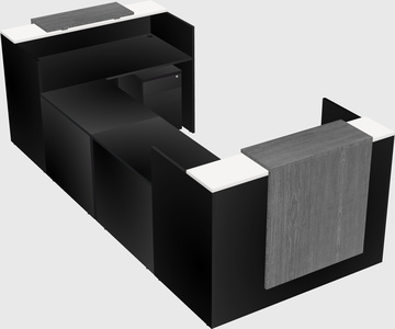 Reception desk u-shape