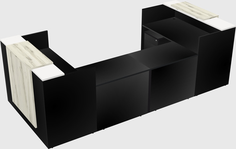 Reception desk u-shape