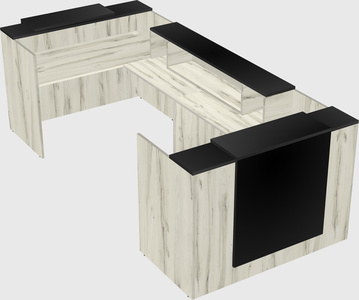 Reception desk u-shape