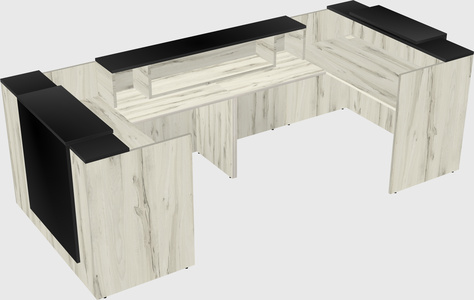 Reception desk u-shape