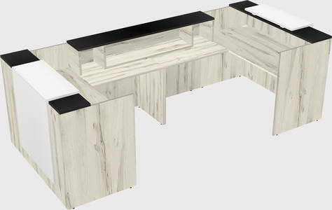 Reception desk u-shape