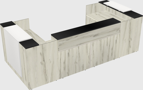 Reception desk u-shape