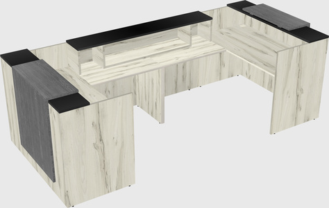 Reception desk u-shape