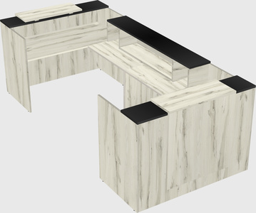 Reception desk u-shape