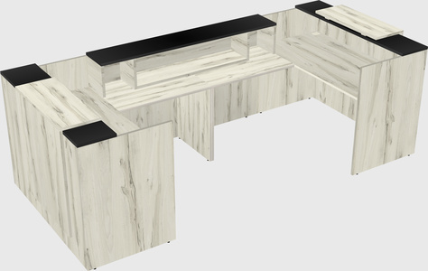 Reception desk u-shape