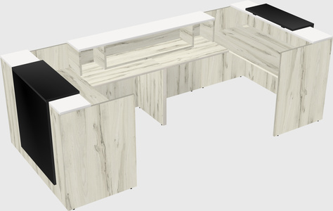 Reception desk u-shape