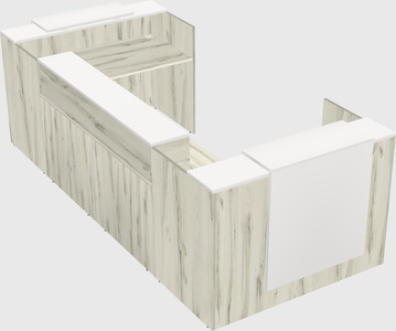 Reception desk u-shape