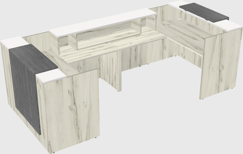 Reception desk u-shape