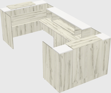 Reception desk u-shape