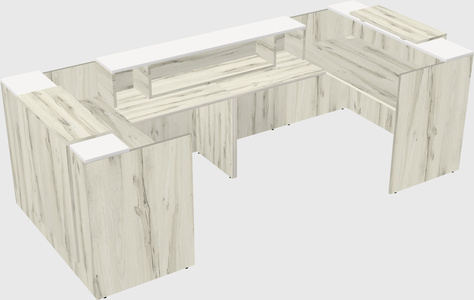 Reception desk u-shape