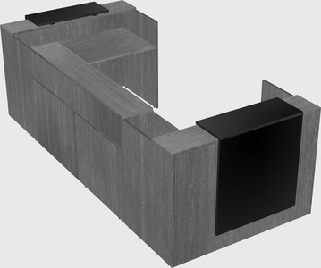 Reception desk u-shape