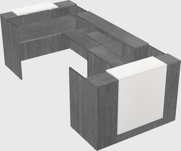 Reception desk u-shape