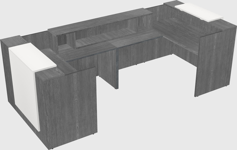 Reception desk u-shape