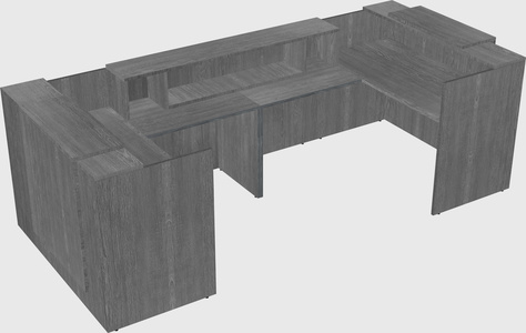 Reception desk u-shape