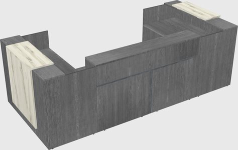 Reception desk u-shape
