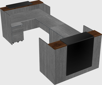 Reception desk u-shape