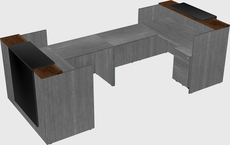 Reception desk u-shape