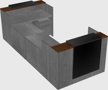 Reception desk u-shape
