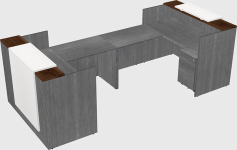 Reception desk u-shape