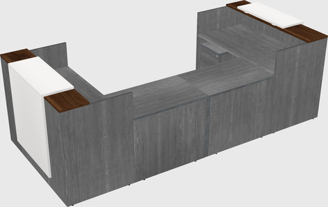 Reception desk u-shape