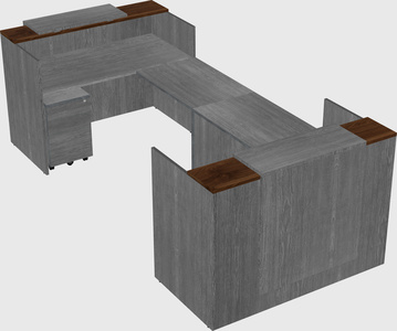 Reception desk u-shape