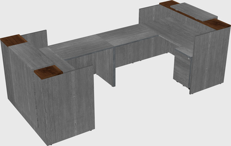 Reception desk u-shape