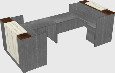 Reception desk u-shape