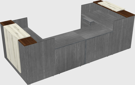Reception desk u-shape
