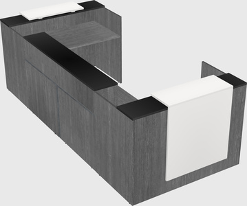 Reception desk u-shape