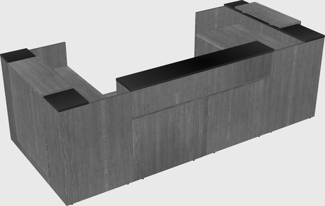 Reception desk u-shape