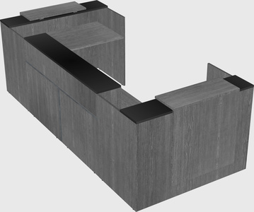 Reception desk u-shape