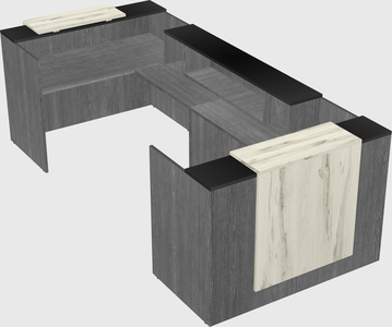 Reception desk u-shape