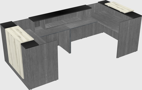 Reception desk u-shape