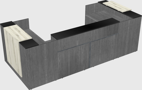 Reception desk u-shape