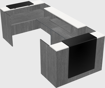 Reception desk u-shape