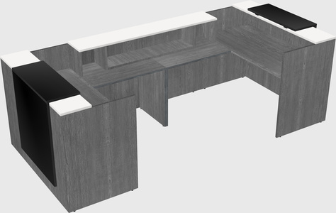 Reception desk u-shape