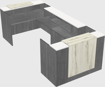 Reception desk u-shape
