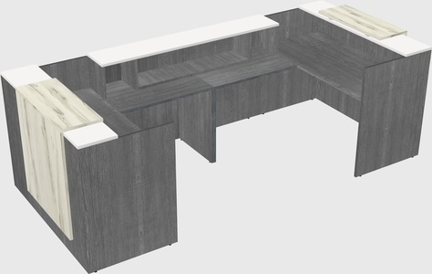 Reception desk u-shape