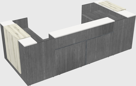 Reception desk u-shape