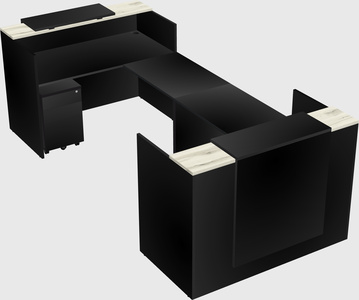 Reception desk u-shape