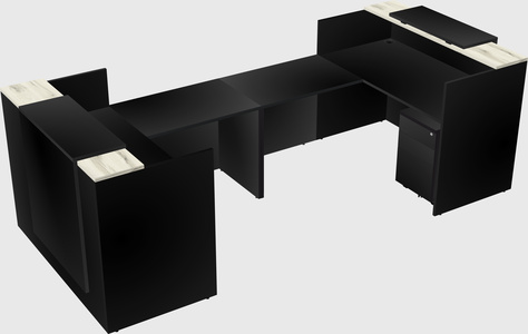 Reception desk u-shape