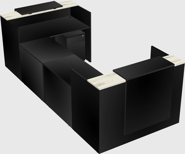 Reception desk u-shape