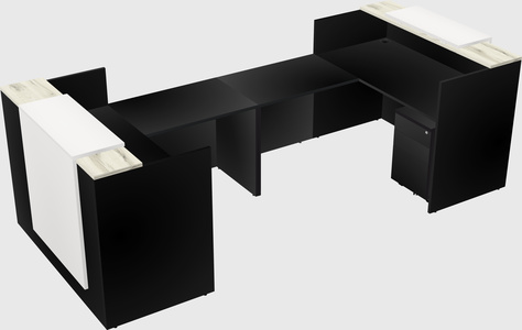 Reception desk u-shape