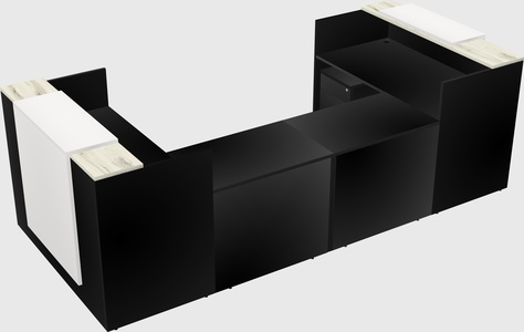 Reception desk u-shape