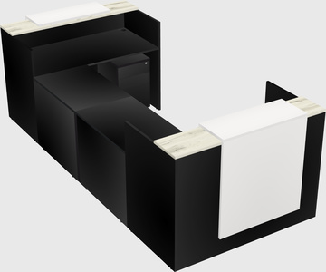 Reception desk u-shape