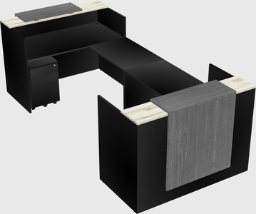 Reception desk u-shape