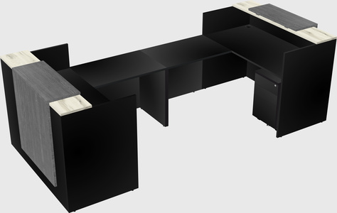 Reception desk u-shape